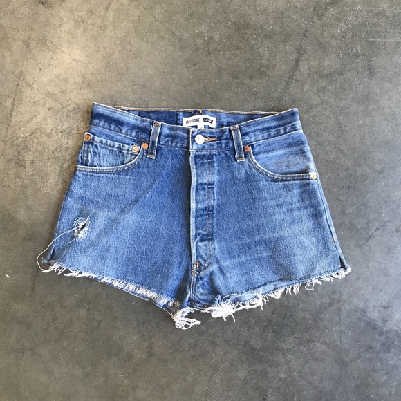 redone jean shorts